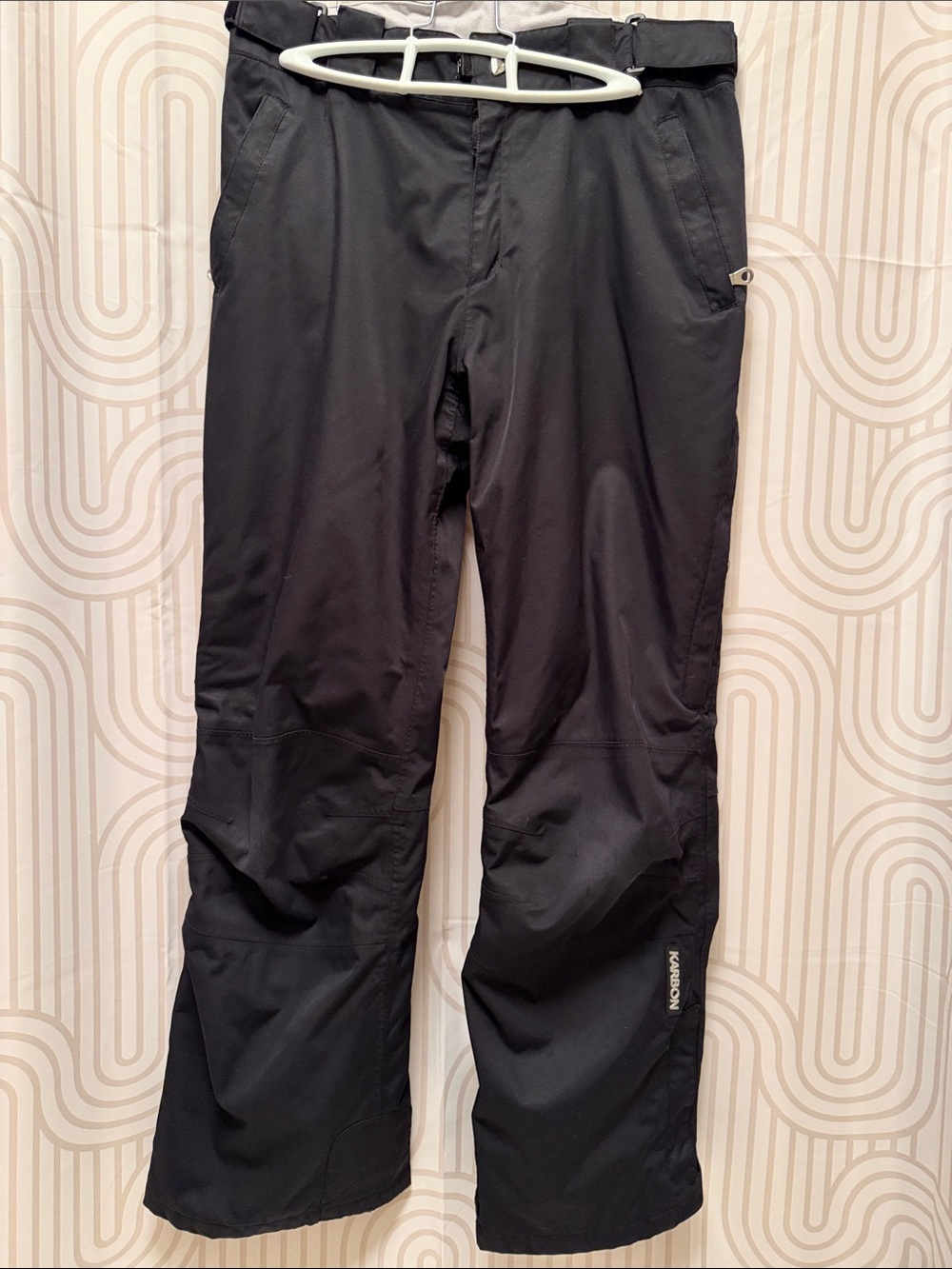 Karbon sz 8 Black snowpants snow pants w Thermore Insulation